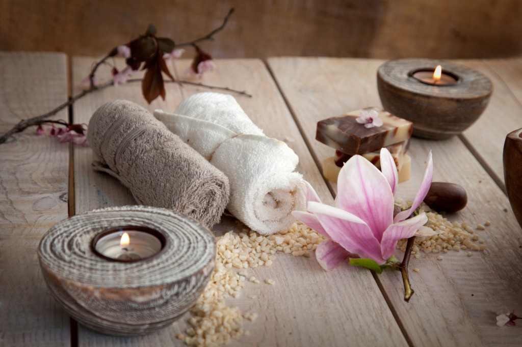 Natural spa setting